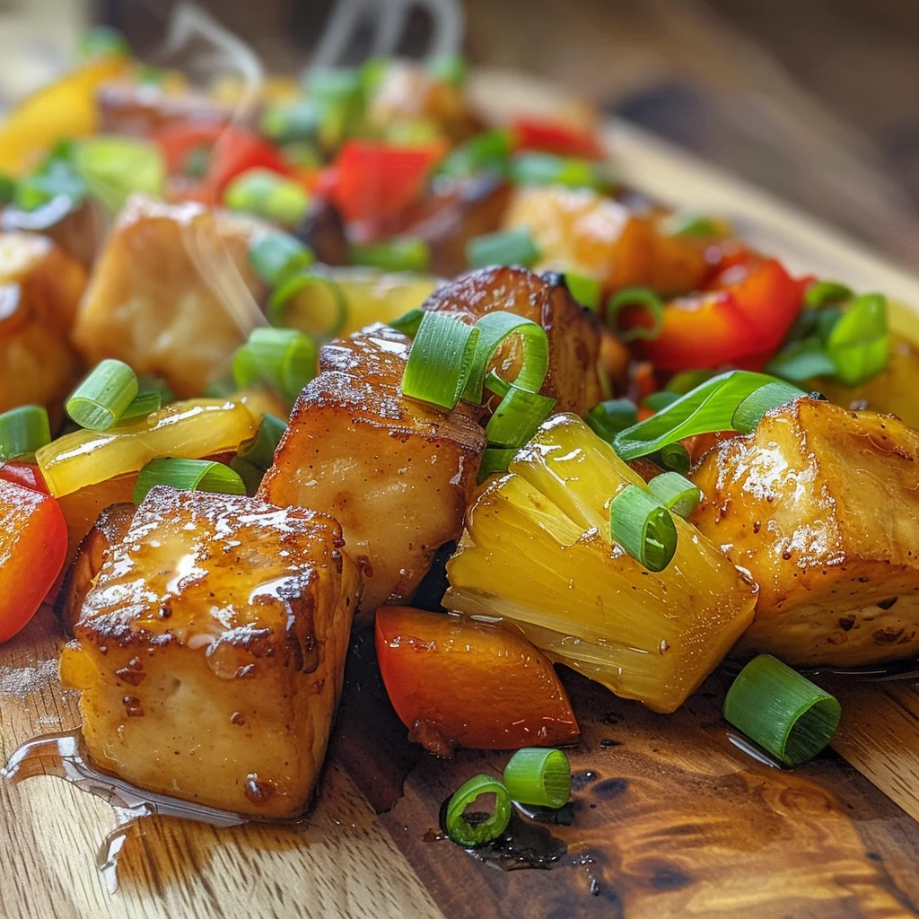 Vegan Pineapple Tofu image 3
