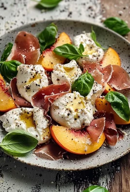 10-Minute Peach & Burrata Salad