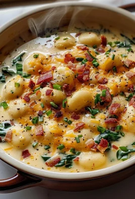 Bacon Cheddar Gnocchi Soup