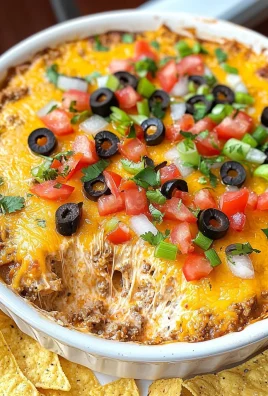 Baked Taco Dip