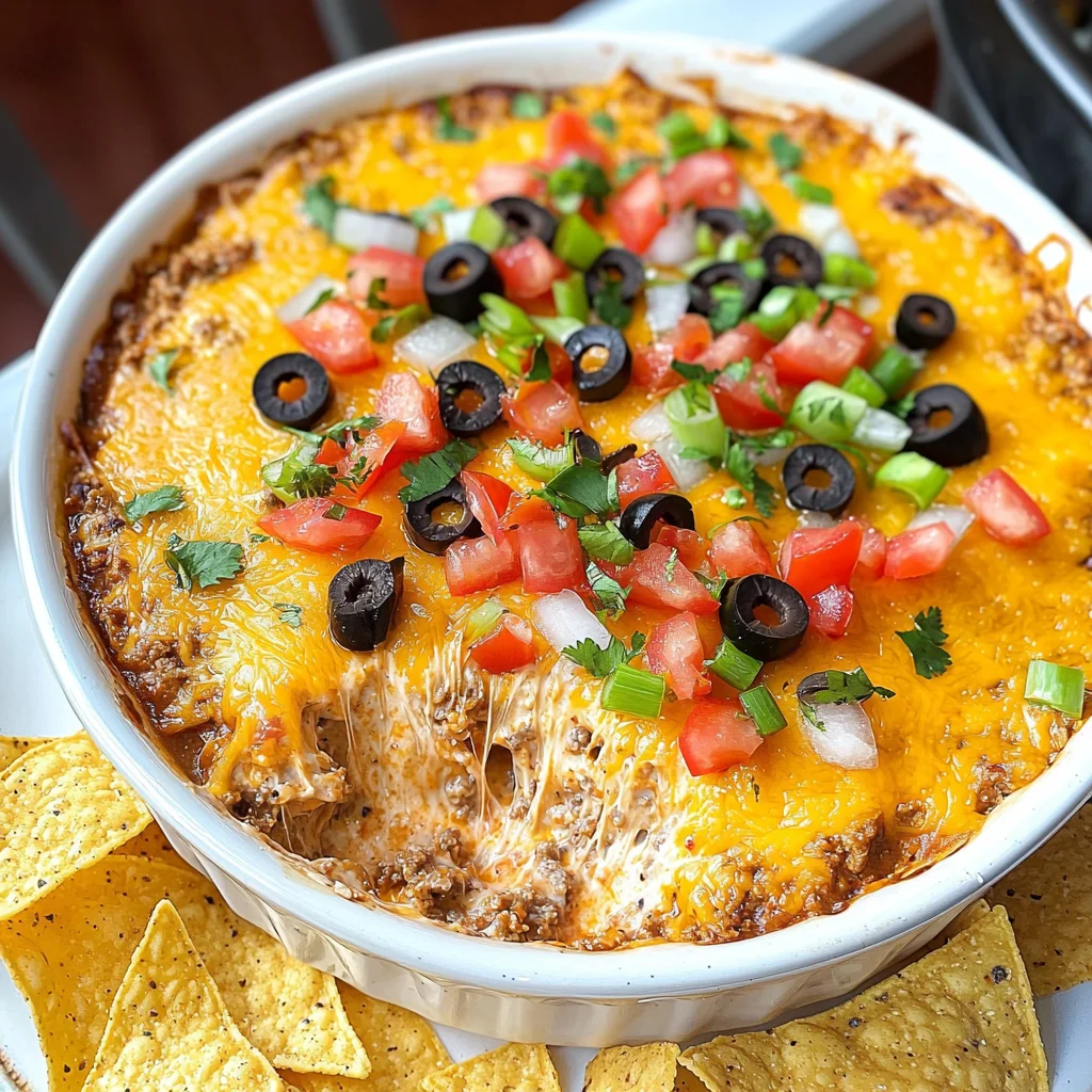 Baked Taco Dip