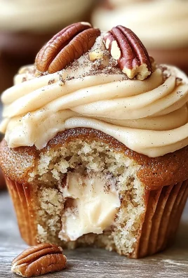Banana Cinnamon Pecan Cupcakes with Cream Cheese Frosting