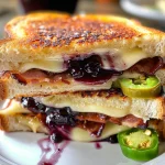 Blackberry Bacon Grilled Cheese