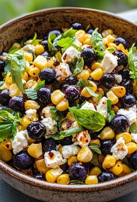 Blueberry Corn Feta Salad