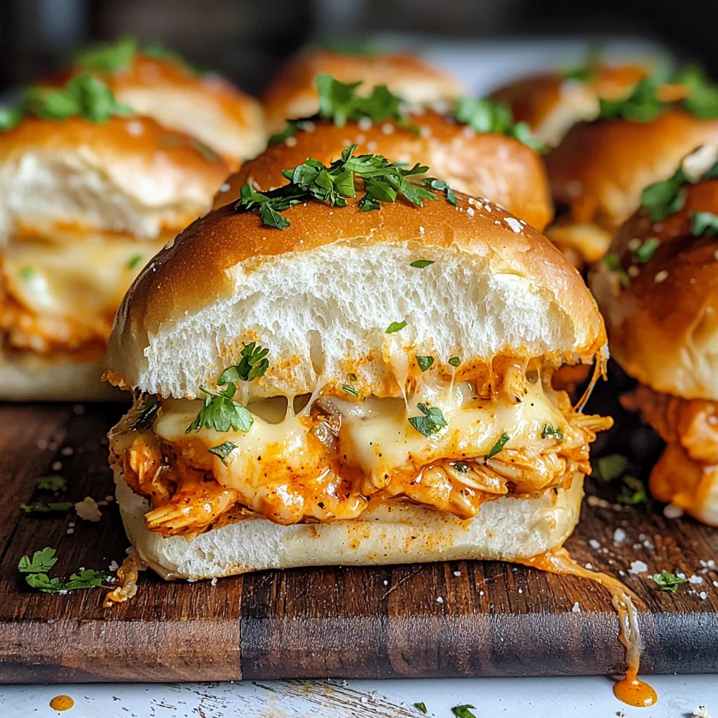 Buffalo Chicken Sliders