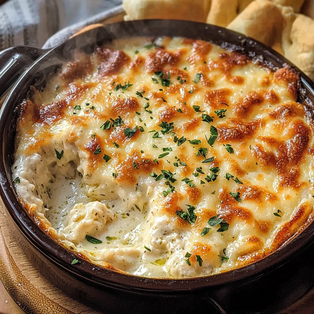 Cheesy Chicken Alfredo Dip