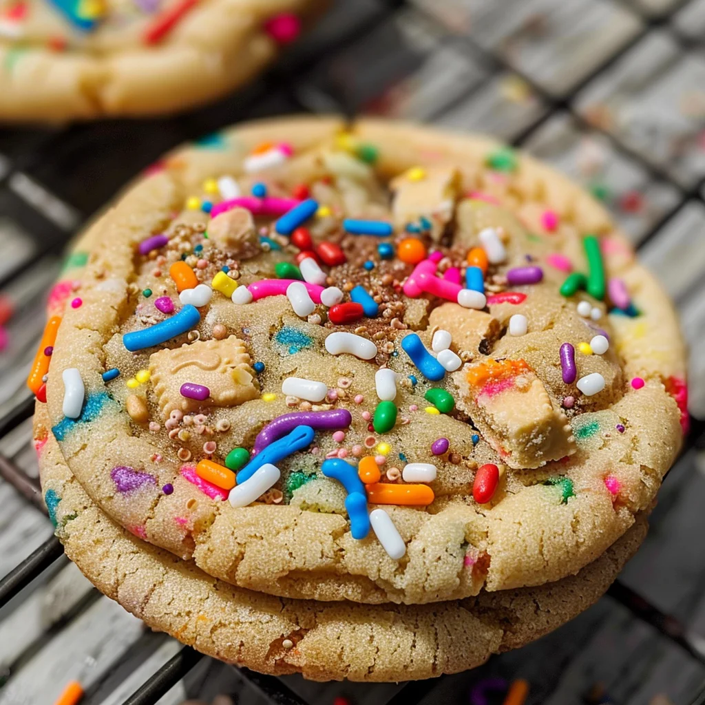Chewy Birthday Cake Cookies