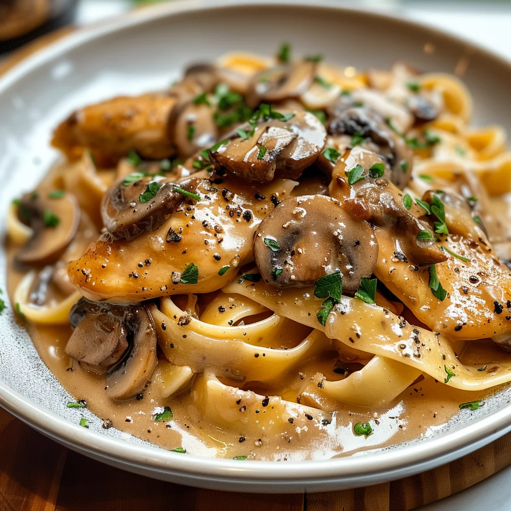 Chicken Marsala Pasta