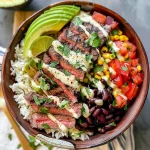 Cilantro Lime Steak Bowls