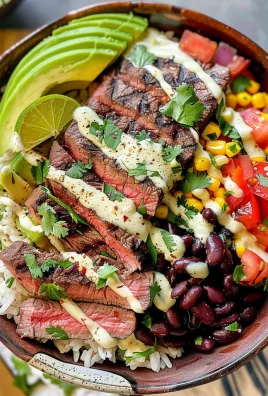 Cilantro Lime Steak Bowls