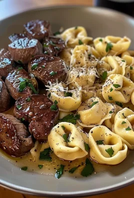 Cracked Garlic Steak Tortellini in Creamhouse Sauce Bliss