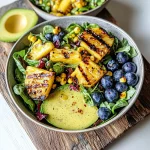Creamy Citrus Dressing + Grilled Pineapple Salad
