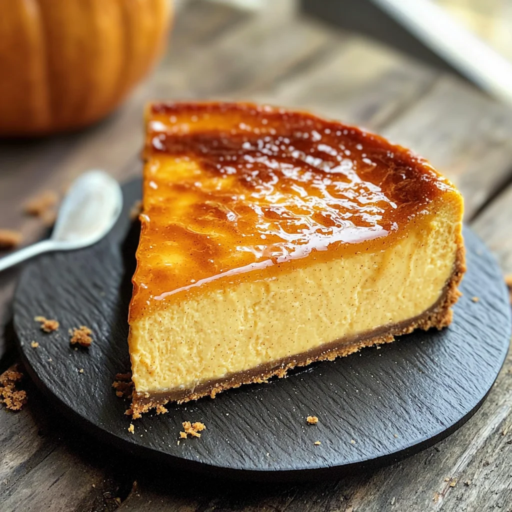 Creme Brulee Pumpkin Cheesecake Recipe