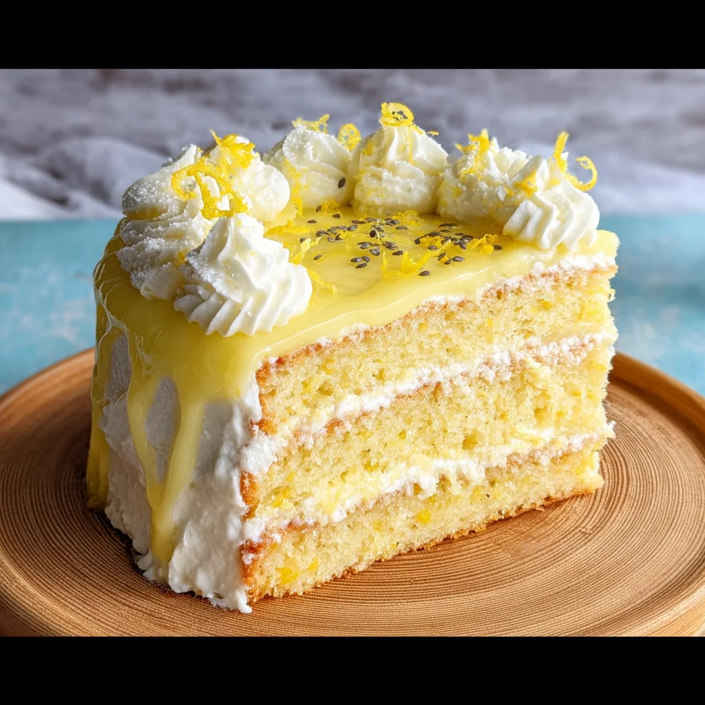 Easy Lemon Birthday Cake Recipe