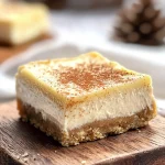 Eggnog Cheesecake Bars