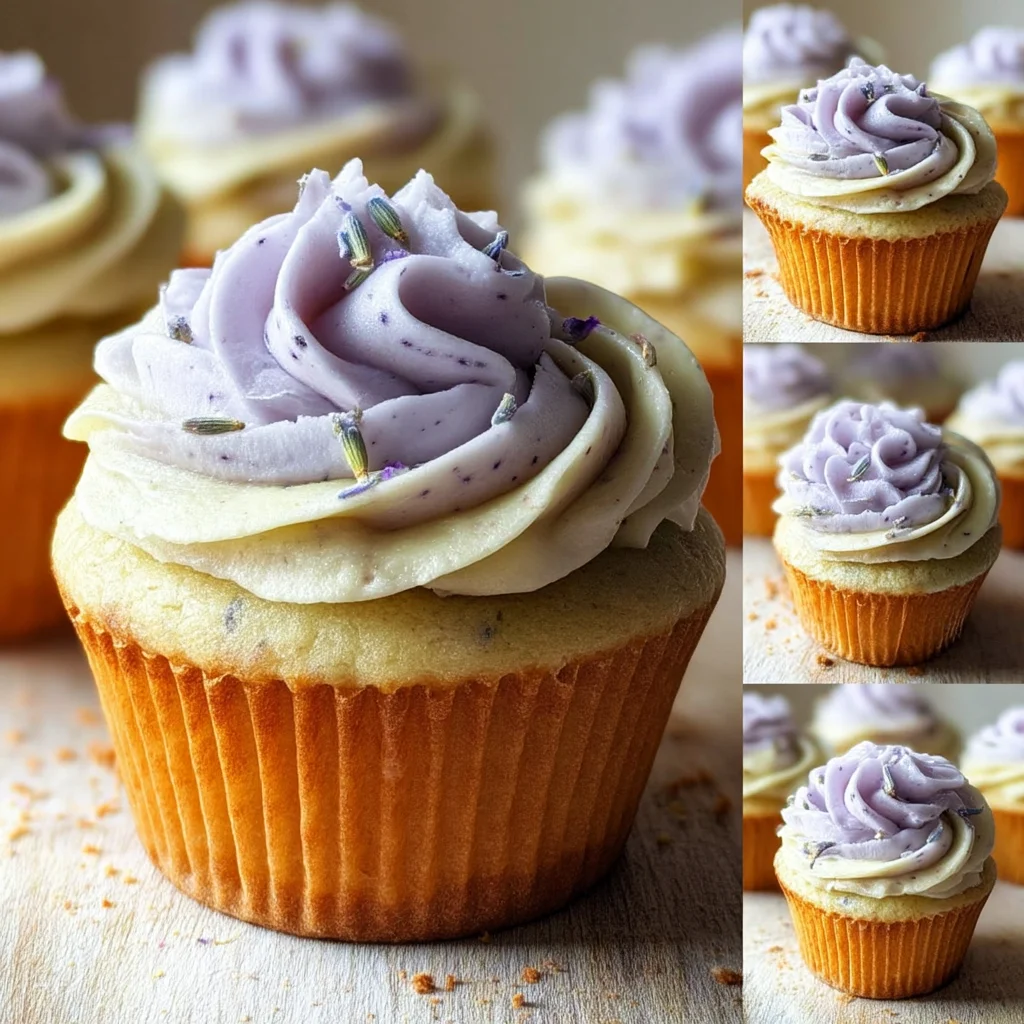Lavender Earl Grey Tea Cupcakes