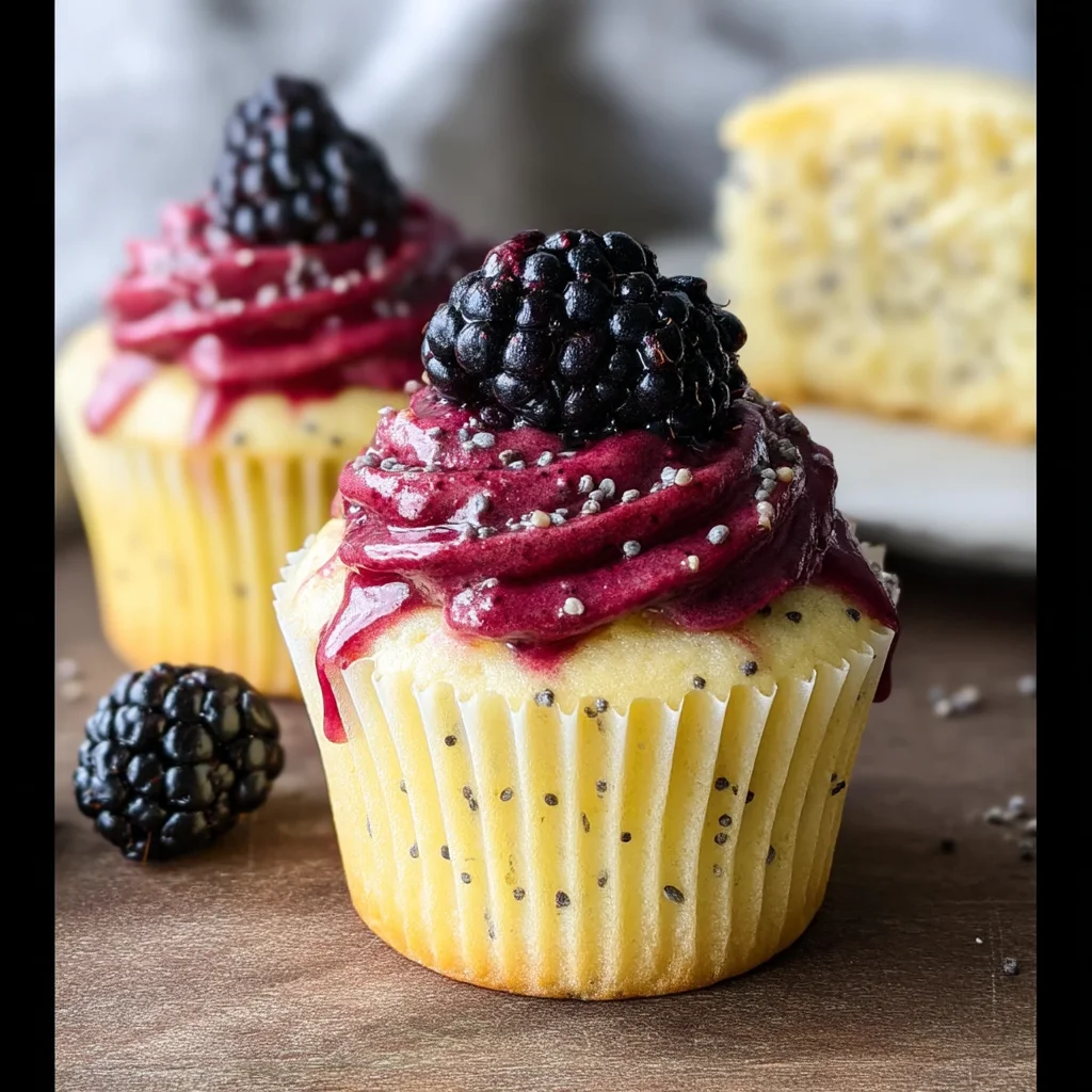 Lemon Poppy Seed Cupcakes