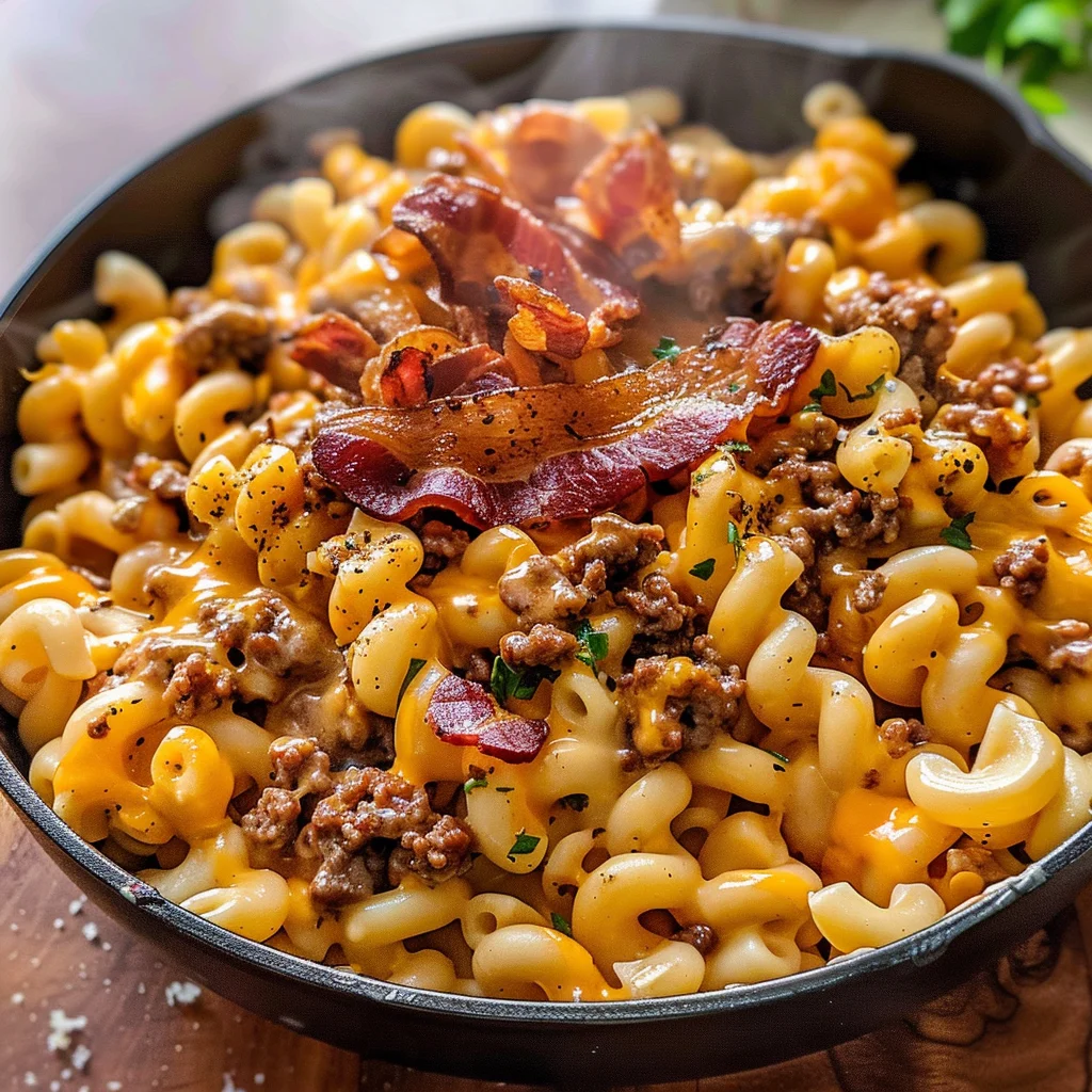 Loaded Bacon Cheeseburger Pasta You'll Crave Again and Again