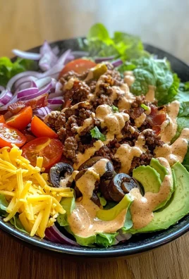 Loaded Burger in a Bowl
