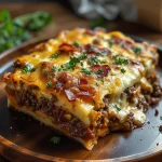 Low-Carb Bacon Cheeseburger Casserole: A Delicious and Easy Recipe for Keto Lovers