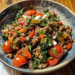 Mediterranean Ground Beef Stir Fry