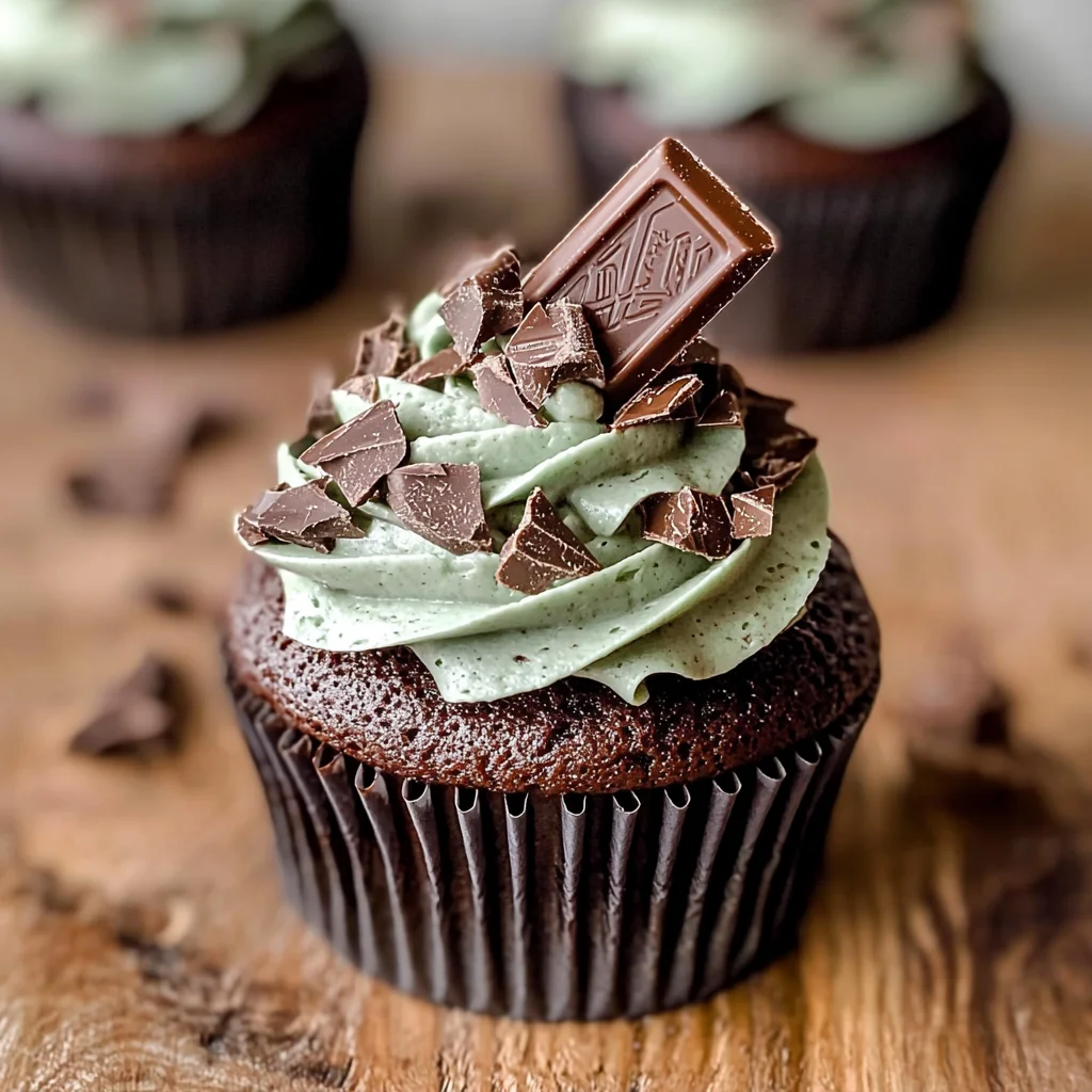 Mint Chocolate Cupcakes