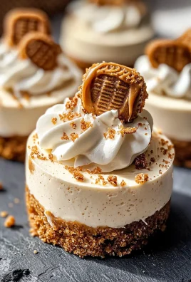 No Bake Mini Biscoff Cheesecakes