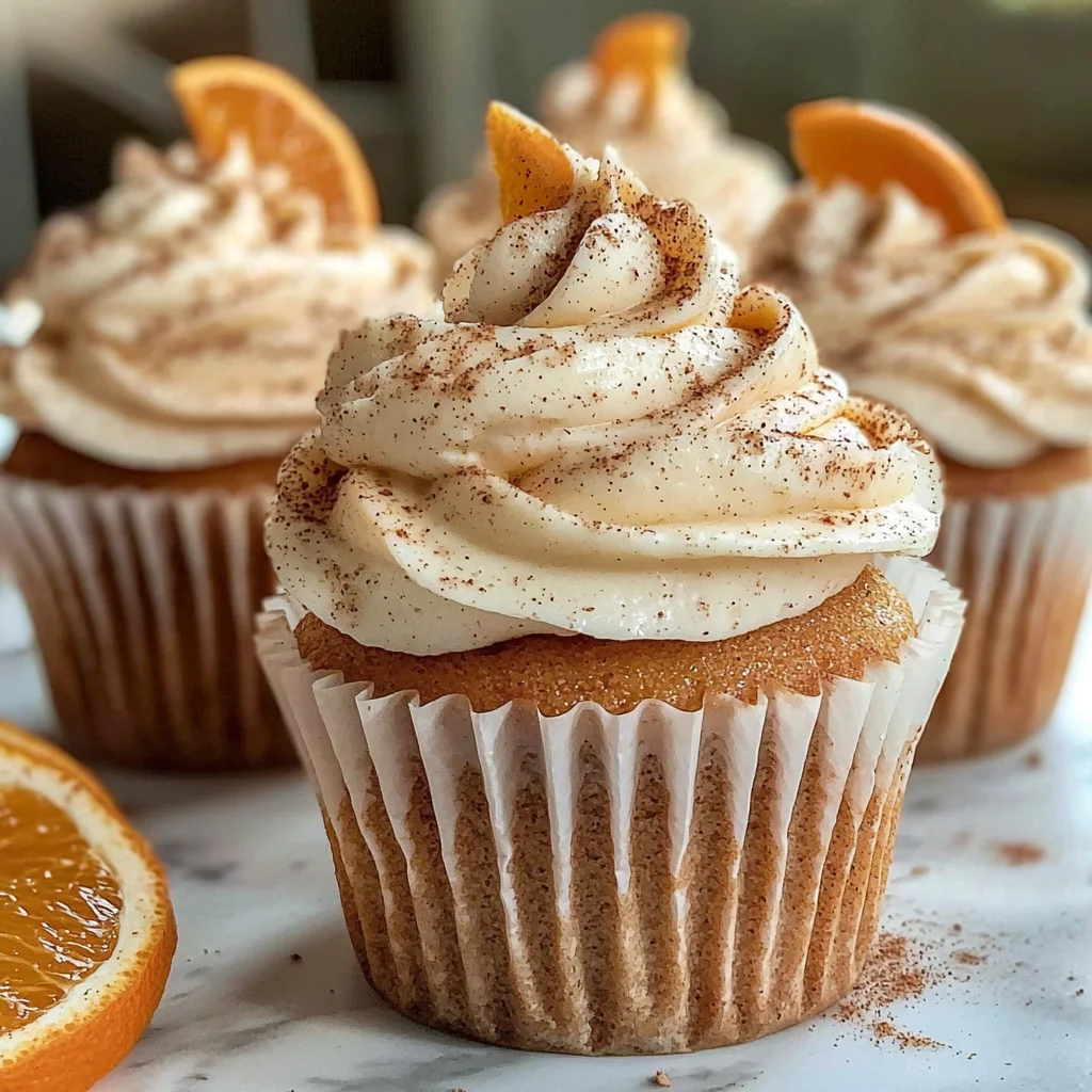 Orange Spice Cupcakes