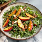 Peach Arugula Salad