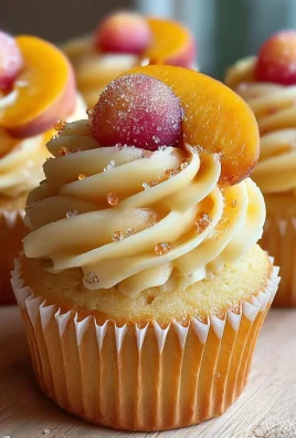 Peach Bellini Cupcakes