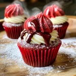 Red Velvet Molten Lava Cupcakes Recipe