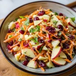 Refreshing Apple Cranberry Carrot Salad