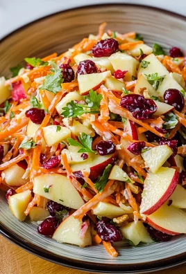 Refreshing Apple Cranberry Carrot Salad