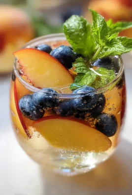 Refreshing Peach Sangria