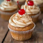 Root Beer Float Cupcakes