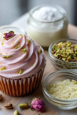 Rose and Pistachio Cupcakes: A Floral Delight