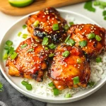Sticky Sweet Chili Chicken Thighs in Air Fryer