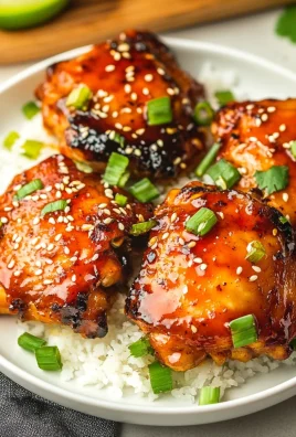 Sticky Sweet Chili Chicken Thighs in Air Fryer