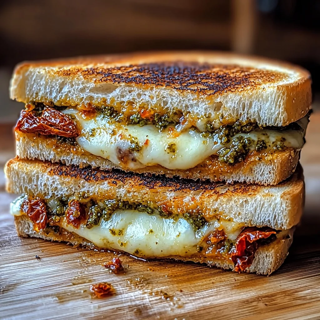 Sun-Dried Tomato Pesto Grilled Cheese: A Flavor Delight!
