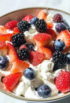 Triple Berry Cheesecake Fruit Salad