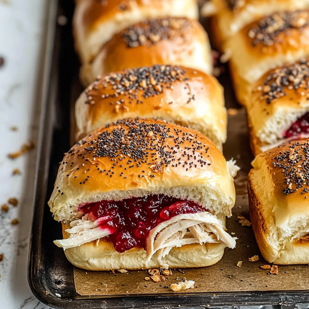 Turkey Cranberry Sliders