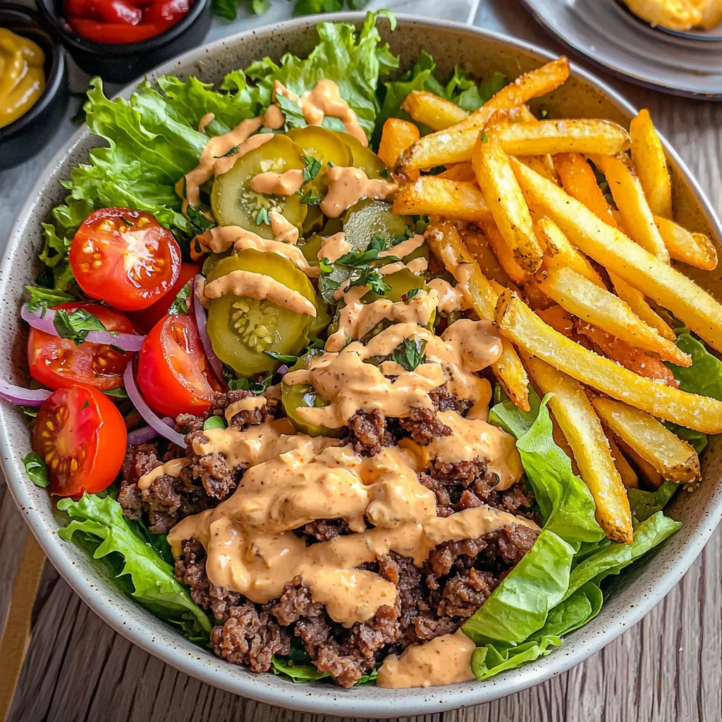 Burger Bowl Recipe