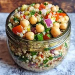 High-Protein Chickpea Quinoa Salad