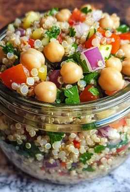 High-Protein Chickpea Quinoa Salad