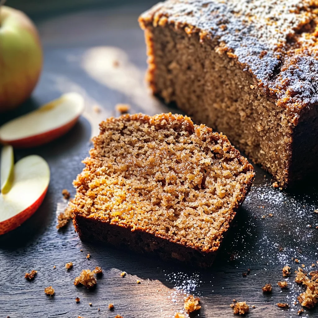 Spiced Applesauce Quick Bread