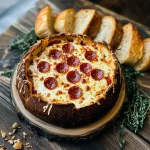 That's amore! cheesy BREAD BOWL PIZZA DIP!