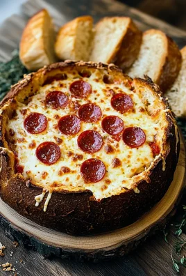 That's amore! cheesy BREAD BOWL PIZZA DIP!